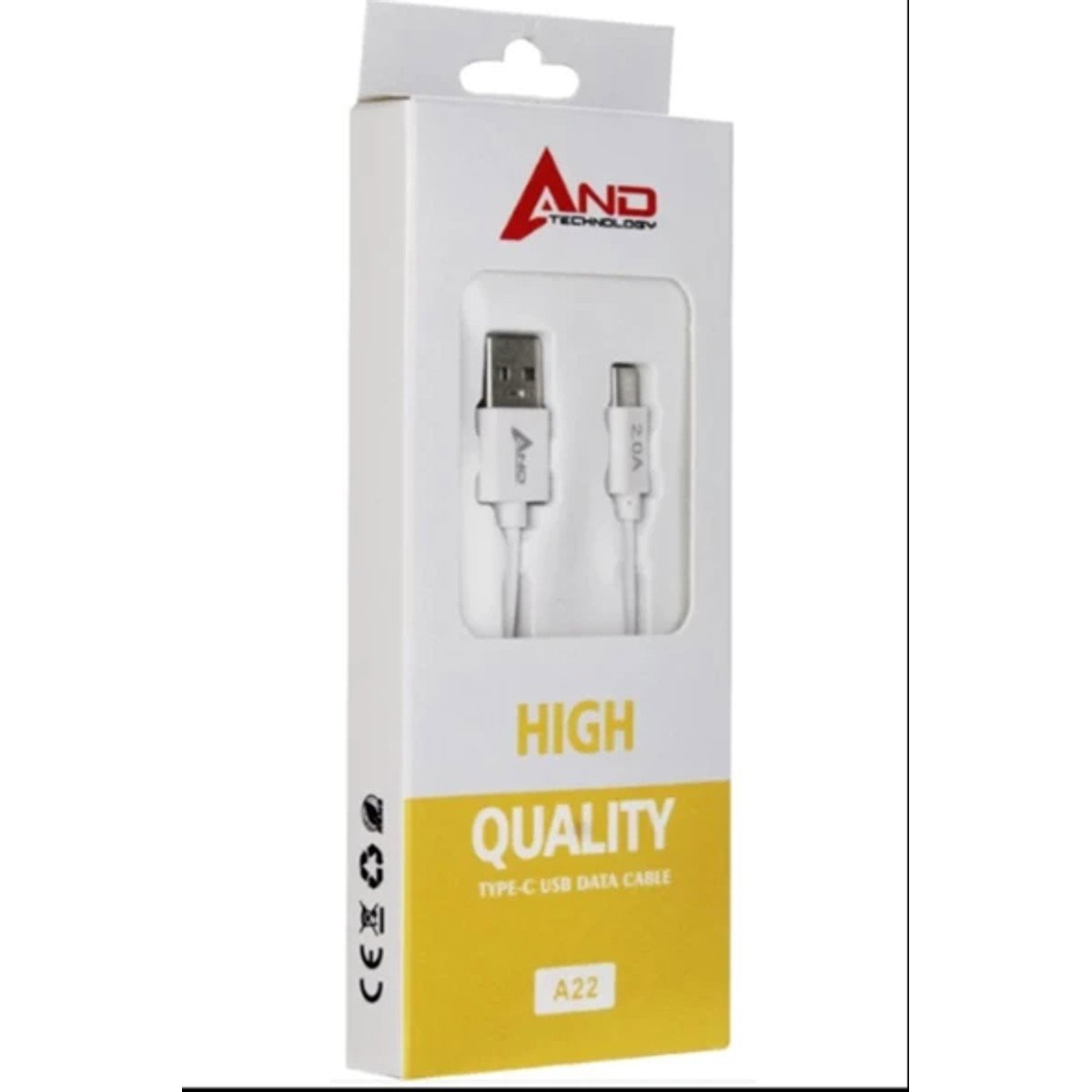 And A22 2.0 A Type-C Usb Kablo