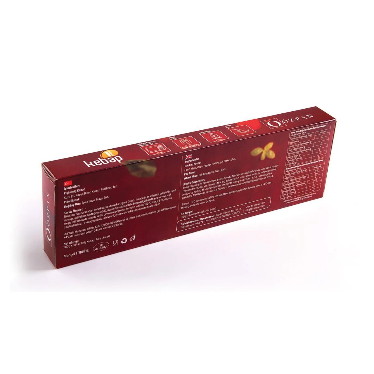 Özpan Et Kebap 160gr