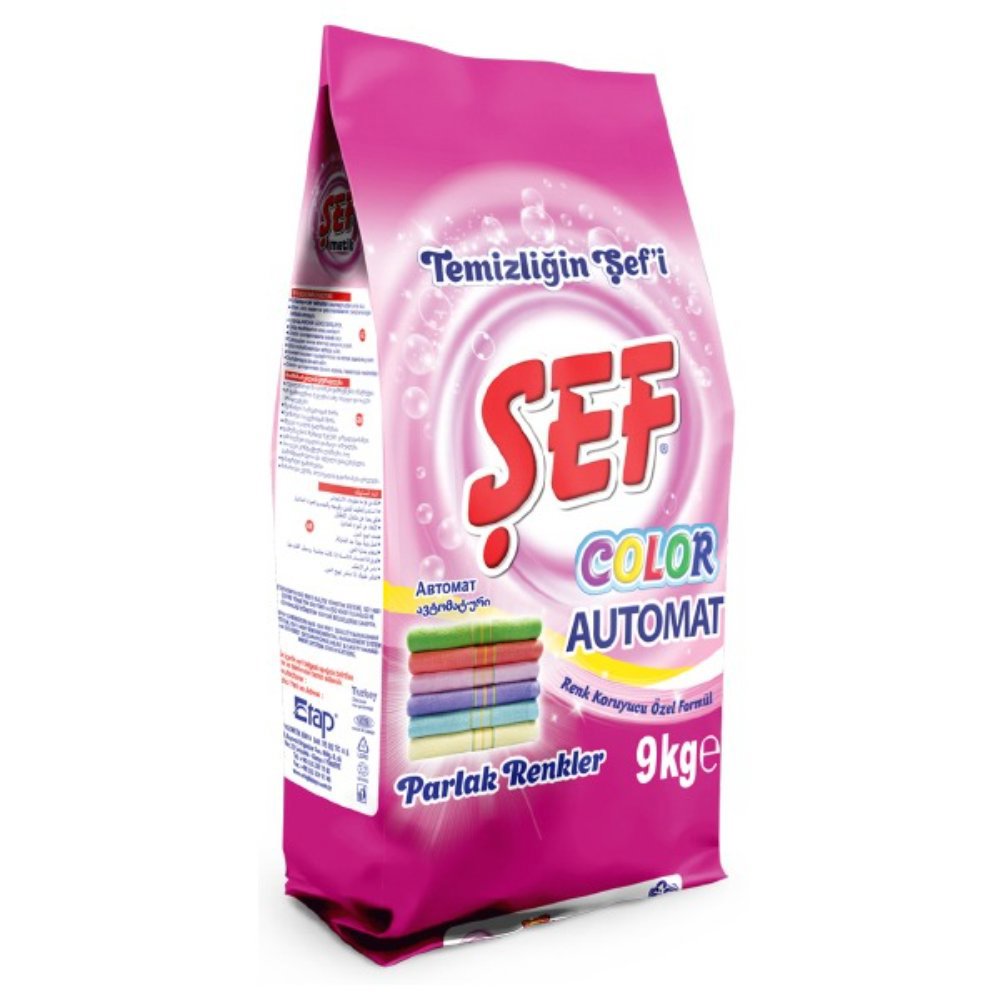 Şef Matik Canlı Renkler / Color 9kg
