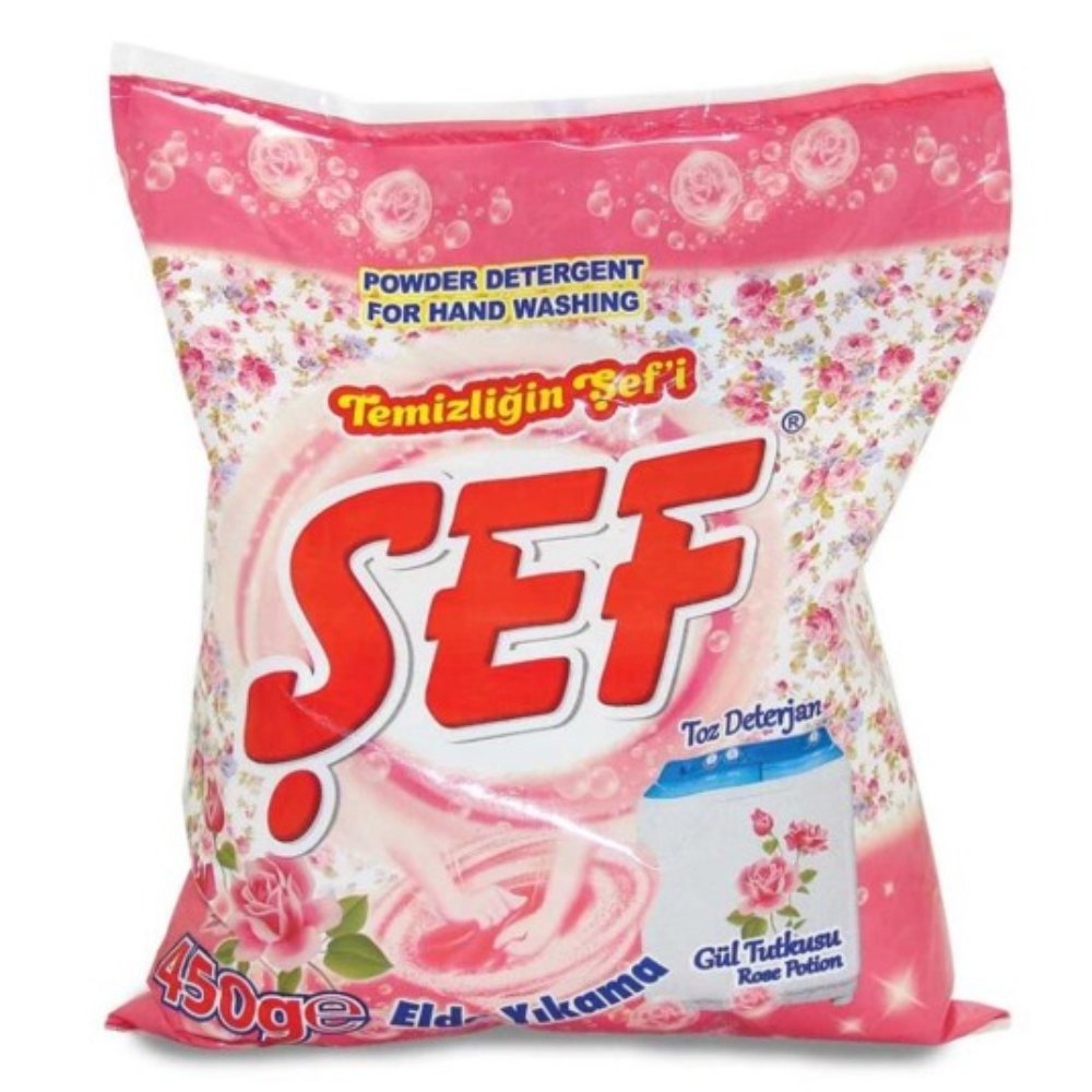 Şef Toz Elde Yıkama Gül Tutkusu 450g