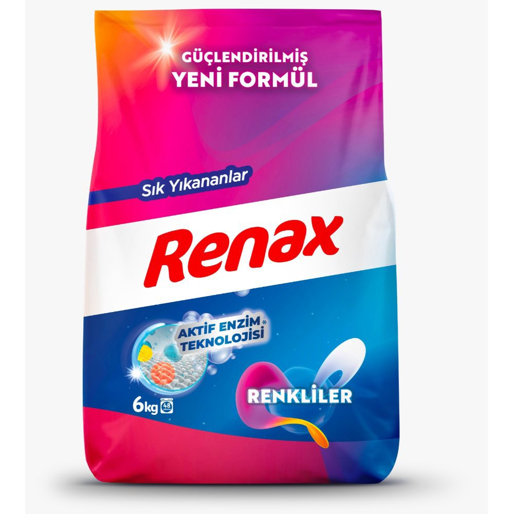 Renax Matik Deterjan Renkliler 6kg