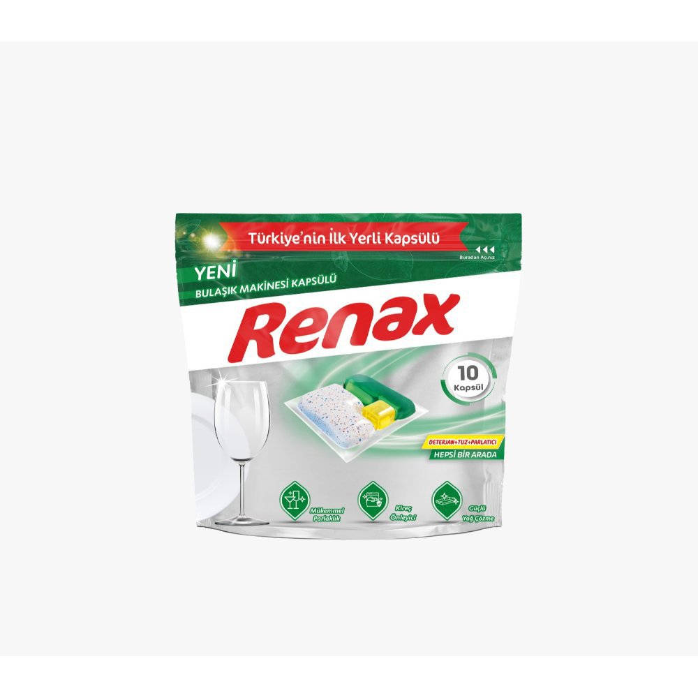 Renax Bulaşık Makinesi Kapsülü 10lu
