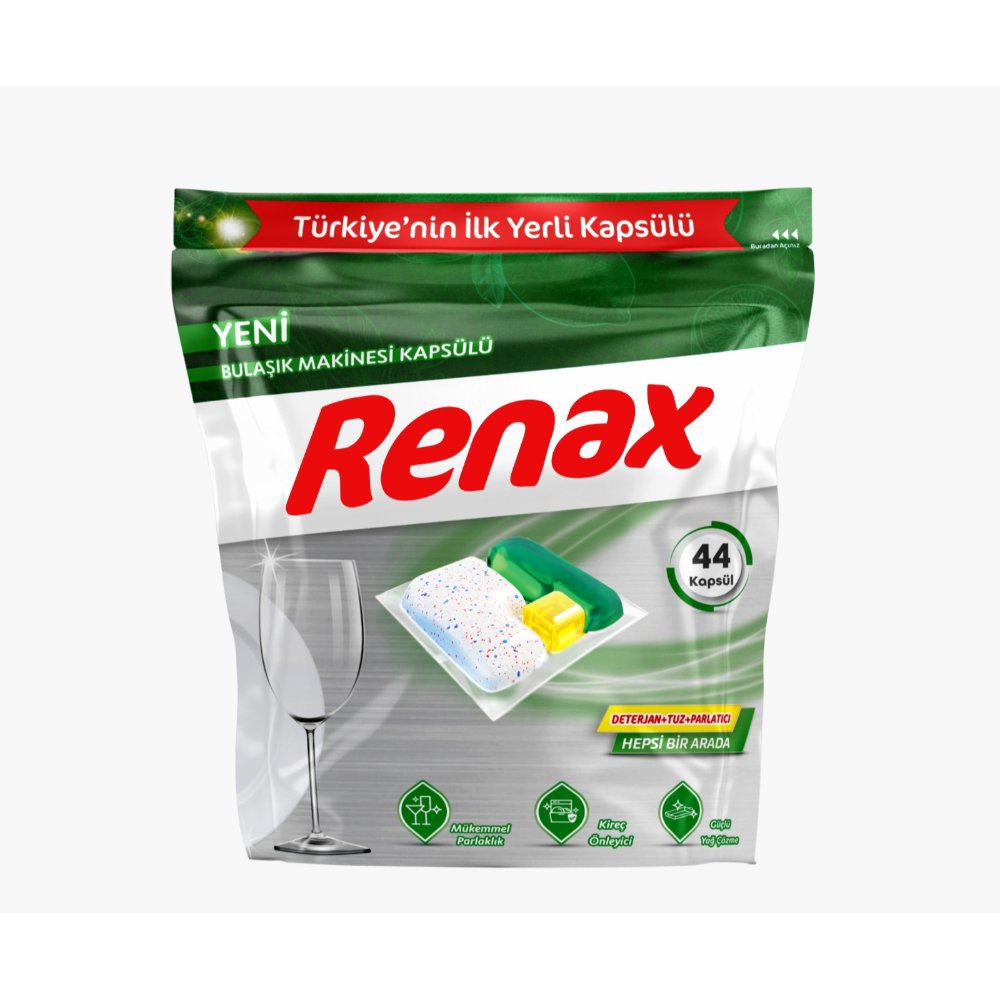 Renax Bulaşık Makinesi Kapsülü 44lü
