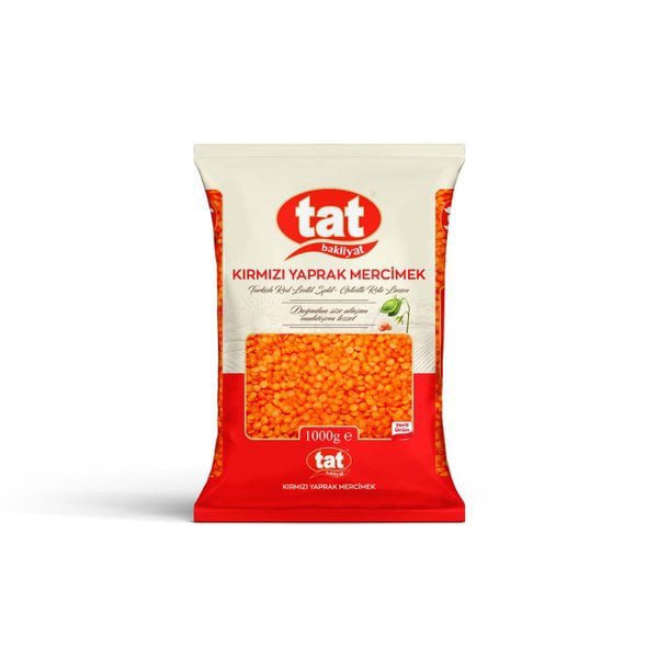 TAT İthal Yaprak Kırmızı Mercimek 1kg