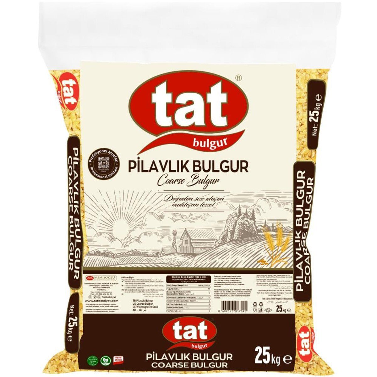 TAT Pilavlık Bulgur 25kg